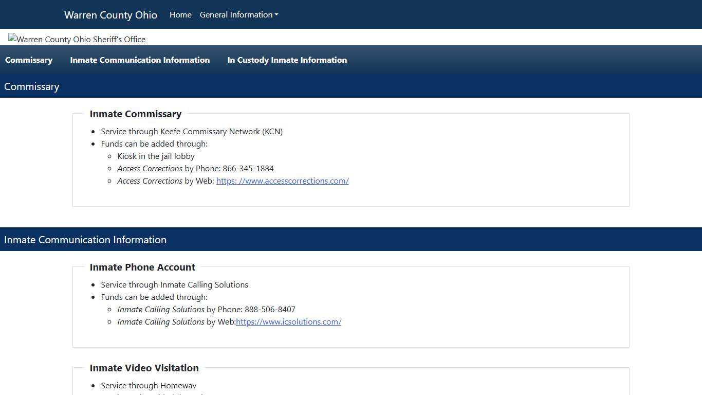 Warren County Sheriff