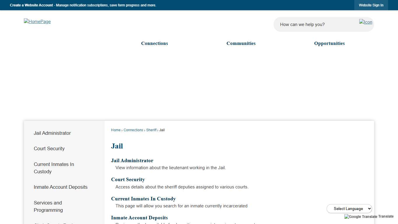 Jail | Clark County, OH - Official Website